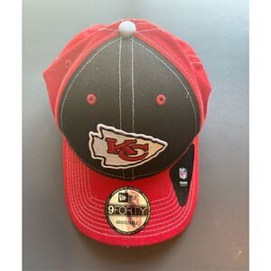 KANSAS CITY CHIEFS MENS BLACK CLASSIC 39THIRTY FLEX HAT
